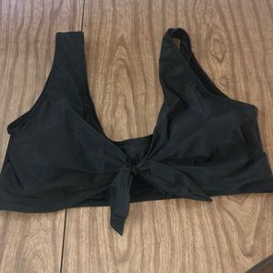 PLUS SIZE Black Bikini Top